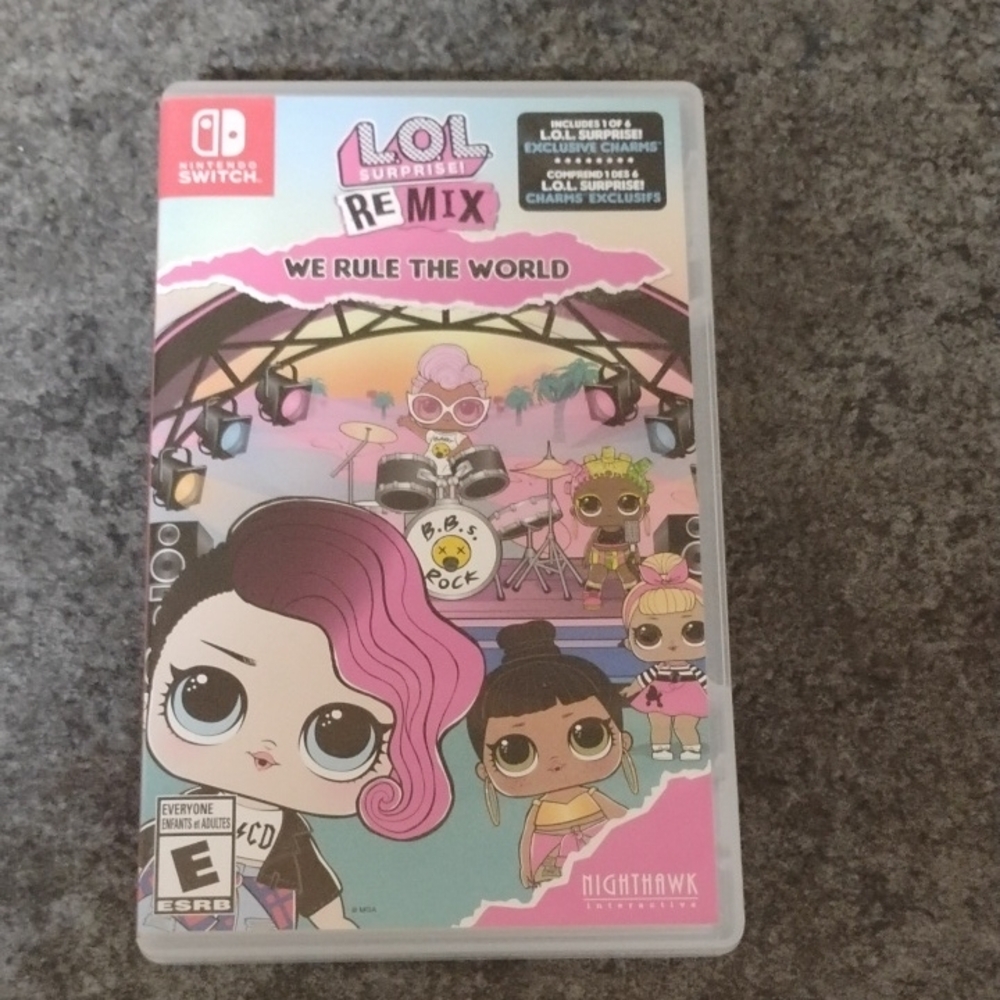 L.O.L. Surprise! Remix Switch Game - Pink, Purple, Black